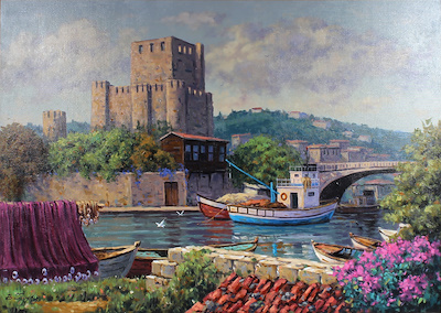 Bahri Töraydın imzalı tablo — Yağlı Boya, 70×100 cm, 24.621 TL müzayede satışı