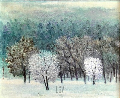 Turgut Uzunömeroğlu imzalı tablo — Yağlı Boya, 42×50 cm, 2.750 TL müzayede satışı