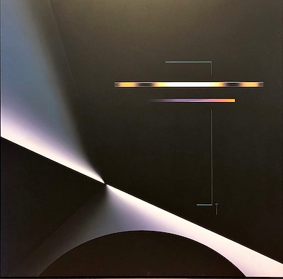 Haluk Özden imzalı tablo — Yağlı Boya, 165×165 cm, 10.000 TL müzayede satışı