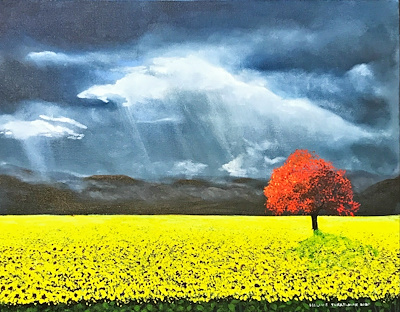 Halime Türkyılmaz imzalı tablo — Yağlı Boya, 40×50 cm, 2.050 TL müzayede satışı