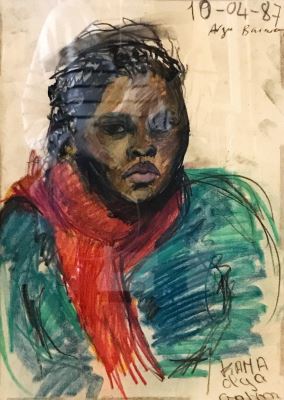 Arzu Başaran imzalı tablo — 40×30 cm, 2.000 TL müzayede satışı