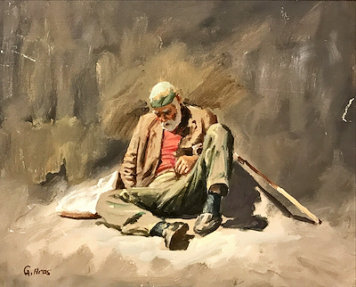 Güler Aras imzalı tablo — Yağlı Boya, 40×50 cm, 1.500 TL müzayede satışı