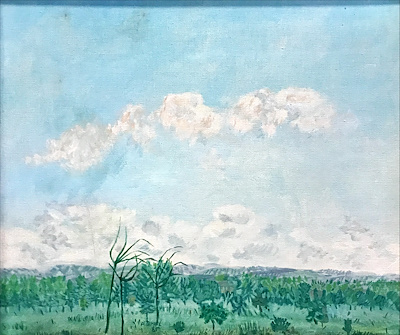 Burhan Temel imzalı tablo — Yağlı Boya, 38×45 cm, 900 TL müzayede satışı
