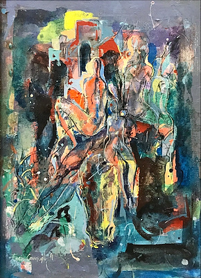 Ergin Çavuşoğlu imzalı tablo — Yağlı Boya, 23×17 cm, 800 TL müzayede satışı