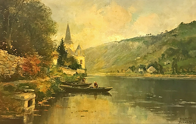 Frans Vandiest imzalı tablo — Yağlı Boya, 60×90 cm, 3.100 TL müzayede satışı