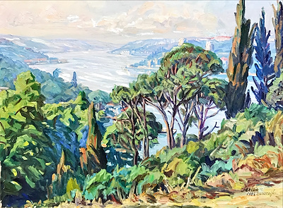 Feridun Saraçoğlu imzalı tablo — Yağlı Boya, 46×61 cm, 3.200 TL müzayede satışı