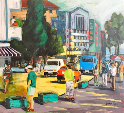 Serkan Şen imzalı tablo — Yağlı Boya, 70×80 cm, 2.000 TL müzayede satışı