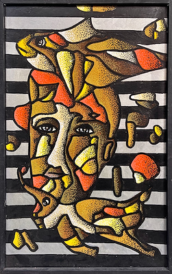 İrfan Seçkin imzalı tablo — Yağlı Boya, 90×60 cm, 5.000 TL müzayede satışı