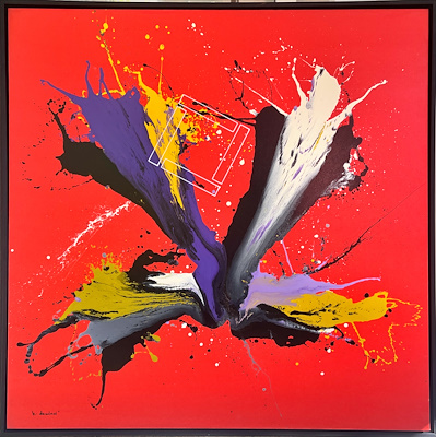 Tanju Demirci imzalı tablo — Yağlı Boya, 150×150 cm, 82.500 TL müzayede satışı