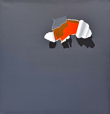 Erkan Koraltürk imzalı tablo — Yağlı Boya, 72×72 cm, 13.000 TL müzayede satışı