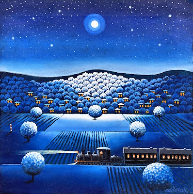 Adil Ocak imzalı tablo — Yağlı Boya, 40×40 cm, 14.000 TL müzayede satışı