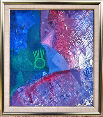 Vedat Örs imzalı tablo — Yağlı Boya, 50×45 cm, 7.000 TL müzayede satışı