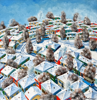 Hamdi Eser imzalı tablo — Yağlı Boya, 50×50 cm, 16.000 TL müzayede satışı