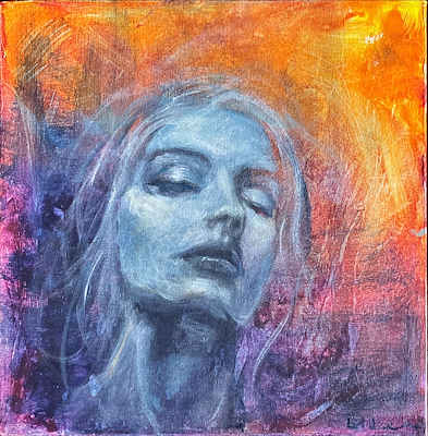 Didem Özkan imzalı tablo — Yağlı Boya, 30×30 cm, 3.500 TL müzayede satışı