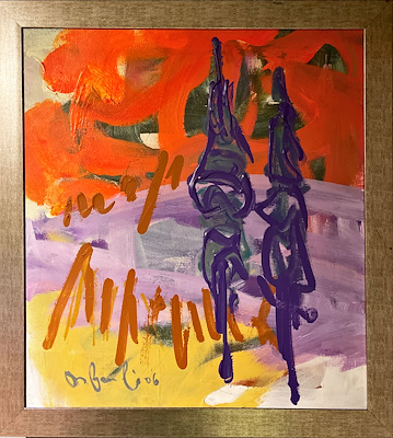 Orhan Benli imzalı tablo — Yağlı Boya, 60×55 cm, 14.000 TL müzayede satışı