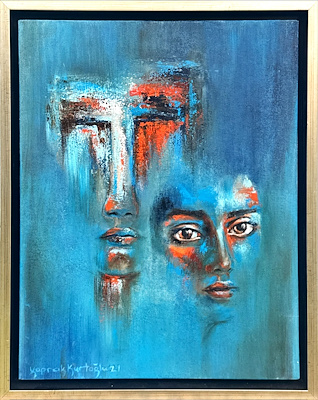Yaprak Kurtoğlu imzalı tablo — Yağlı Boya, 50×40 cm, 12.000 TL müzayede satışı