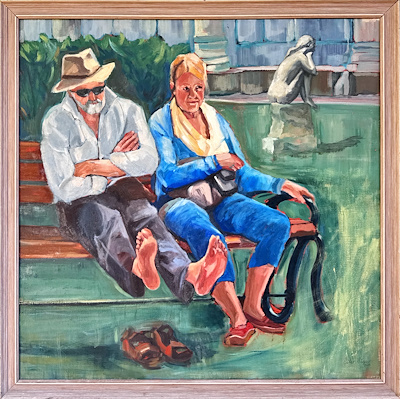 Çiler Süyev imzalı tablo — Yağlı Boya, 100×100 cm, 35.000 TL müzayede satışı