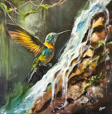 Yağmur Barkalı imzalı tablo — Yağlı Boya, 80×80 cm, 7.000 TL müzayede satışı