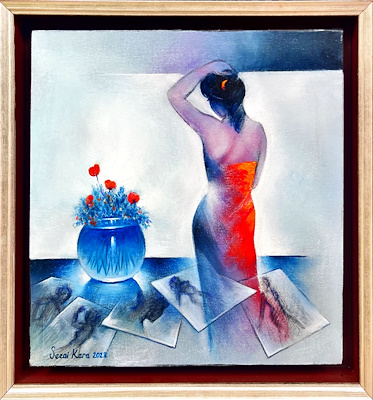 Sezai Kara imzalı tablo — Yağlı Boya, 30×30 cm, 3.500 TL müzayede satışı