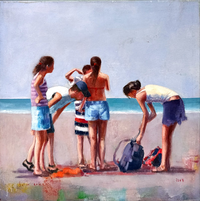 Saim Erken imzalı tablo — Yağlı Boya, 40×40 cm, 24.000 TL müzayede satışı