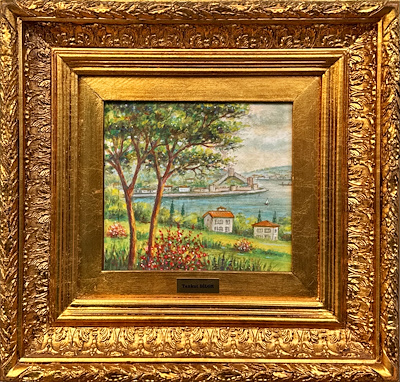 Tankut Bilge imzalı tablo — Yağlı Boya, 25×35 cm, 12.000 TL müzayede satışı