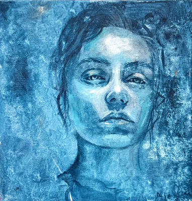 Didem Özkan imzalı tablo — Yağlı Boya, 30×30 cm, 1.750 TL müzayede satışı