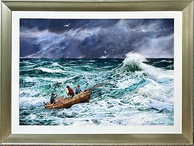 Hasan Kırdı imzalı tablo — Sulu Boya, 70×100 cm, 16.000 TL müzayede satışı