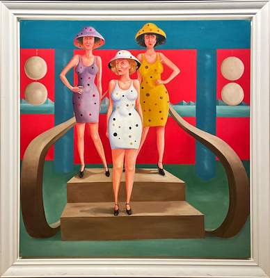 Mehmet Erdoğmuş imzalı tablo — Yağlı Boya, 100×100 cm, 16.000 TL müzayede satışı