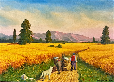 Murat Halıcı imzalı tablo — Yağlı Boya, 50×70 cm, 7.000 TL müzayede satışı