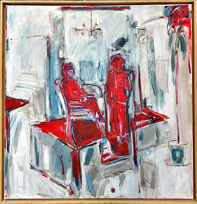 Bedri Karayağmurlar imzalı tablo — Yağlı Boya, 100×100 cm, 17.000 TL müzayede satışı