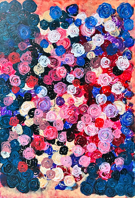 Melisa Umut Er imzalı tablo — Yağlı Boya, 100×70 cm, 6.500 TL müzayede satışı