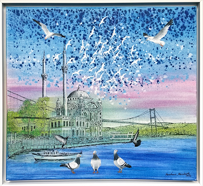 İbrahim Mısırlıoğlu imzalı tablo — Yağlı Boya, 75×65 cm, 10.000 TL müzayede satışı