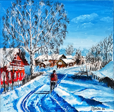Serdar Öztürk imzalı tablo — Yağlı Boya, 30×30 cm, 1.750 TL müzayede satışı
