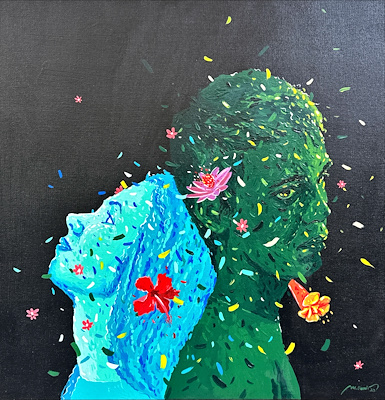 Mehmet Demir imzalı tablo — Yağlı Boya, 50×50 cm, 6.500 TL müzayede satışı