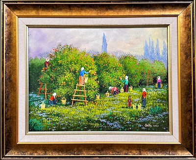 Hüseyin Sartaş imzalı tablo — Yağlı Boya, 30×40 cm, 31.000 TL müzayede satışı