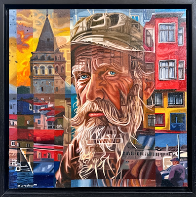 Mustafa Devran Tosun imzalı tablo — Yağlı Boya, 50×50 cm, 10.000 TL müzayede satışı