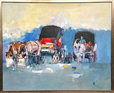 Mustafa Köseoğlu imzalı tablo — Yağlı Boya, 65×80 cm, 14.000 TL müzayede satışı