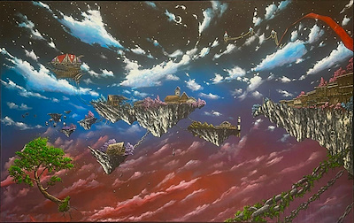 Serdar Akkılıç imzalı tablo — Akrilik Boya, 100×160 cm, 90.000 TL müzayede satışı