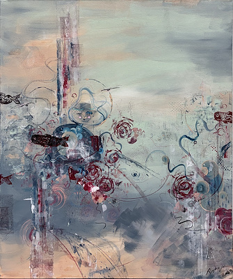 Yelda İnecik imzalı tablo — Akrilik Boya, 70×60 cm, 4.000 TL müzayede satışı