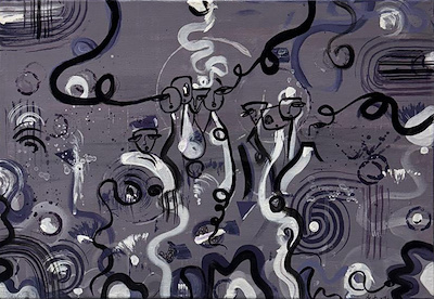 Yelda İnecik imzalı tablo — Akrilik Boya, 35×50 cm, 2.700 TL müzayede satışı
