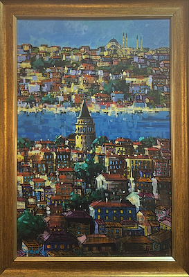 Serdar Kar imzalı tablo — Akrilik Boya, 40×60 cm, 3.000 TL müzayede satışı