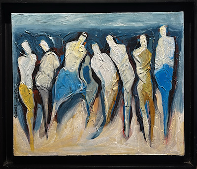 Gönül Aydın imzalı tablo — Yağlı Boya, 40×50 cm, 7.500 TL müzayede satışı