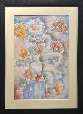 Mustafa Çerçi imzalı tablo — Sulu Boya, 33×49 cm, 2.000 TL müzayede satışı