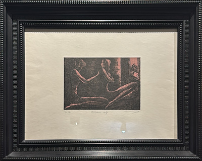 Zühtü Mürütoğlu imzalı tablo — Baskı, 34×49 cm, 11.000 TL müzayede satışı