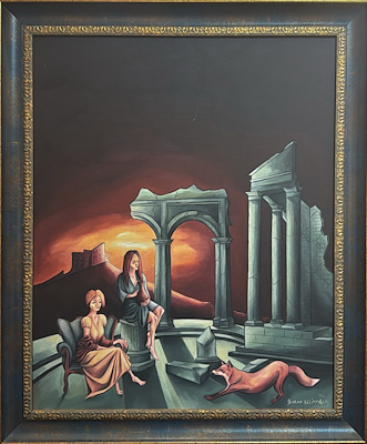 Burak Selimoğlu imzalı tablo — Akrilik Boya, 50×60 cm, 18.000 TL müzayede satışı