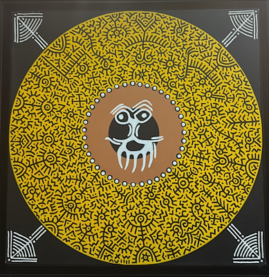 Burçin Belentepe imzalı tablo — Akrilik Boya, 50×50 cm, 10.000 TL müzayede satışı