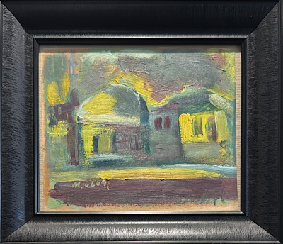 Mesut Oldaş imzalı tablo — Sulu Boya, 16×20 cm, 5.000 TL müzayede satışı