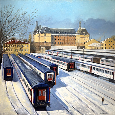 Murat Tefek imzalı tablo — Yağlı Boya, 50×50 cm, 15.394 TL müzayede satışı