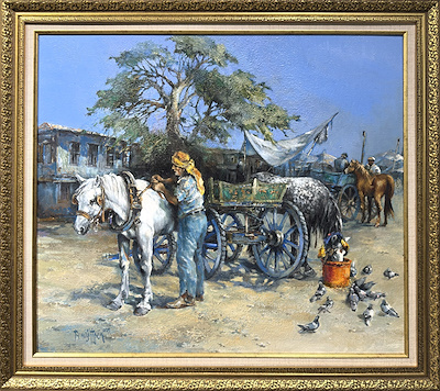 Remzi İren imzalı tablo — Yağlı Boya, 70×80 cm, 47.367 TL müzayede satışı