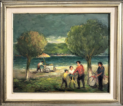 Zeki Kıral imzalı tablo — Yağlı Boya, 50×60 cm, 94.735 TL müzayede satışı